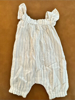 Cloud Island Striped Romper Baby 0-3M